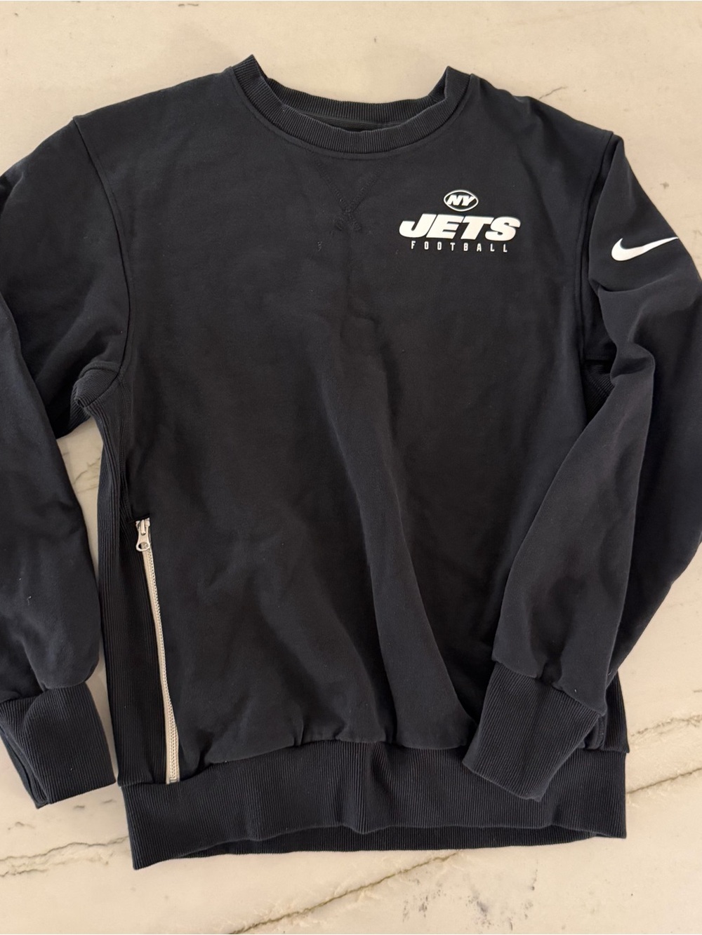 New York Jets Nike NFL Crewneck Nike Tee Long Sleeve Shirt Men's Small